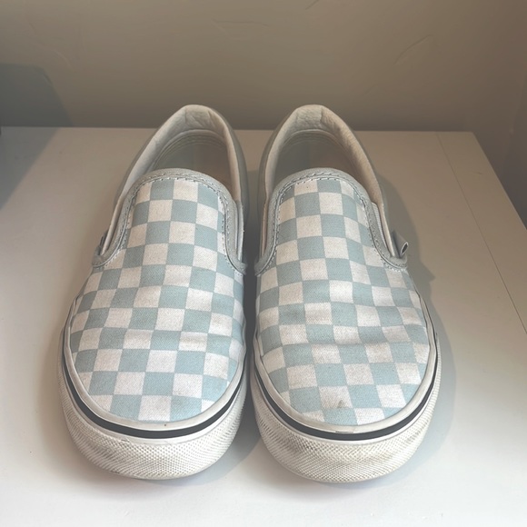 Blue checkered Vans - Picture 1 of 3